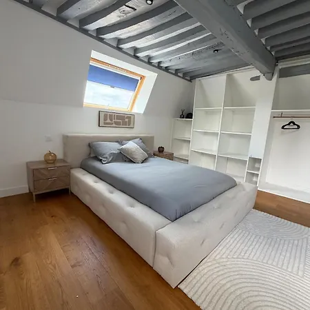 Air-conditioned Maison Deauville-trouville 펜션 *