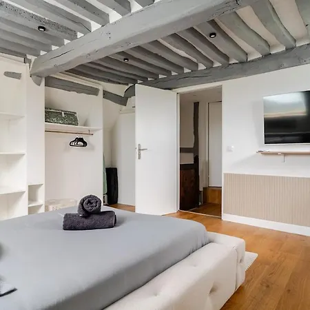 펜션 Air-conditioned Maison Deauville-trouville *
